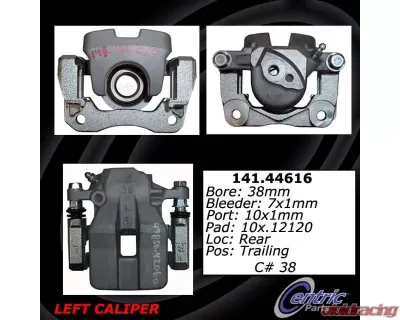 Centric Semi-Loaded Brake Caliper 141.44616 - 141.44616