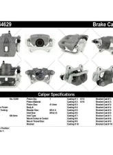 Centric Semi-Loaded Brake Caliper 141.44629                                     - 141.44629 - Image 8