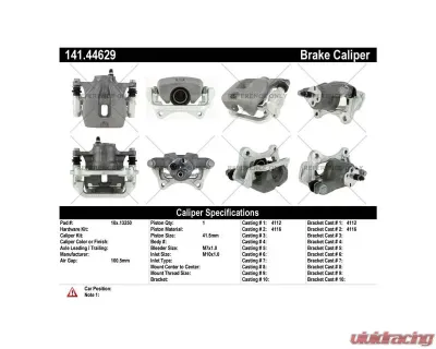 Centric Semi-Loaded Brake Caliper 141.44629 - 141.44629