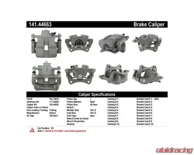Centric Semi-Loaded Brake Caliper 141.44663 - 141.44663