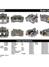 Centric Semi-Loaded Brake Caliper 141.45050                                     - 141.45050 - Image 9