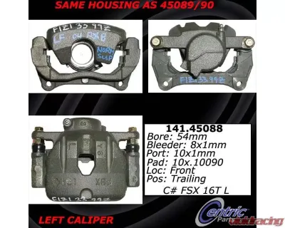 Centric Semi-Loaded Brake Caliper 141.45088 - 141.45088
