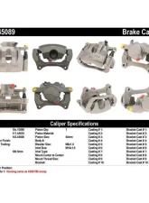 Centric Semi-Loaded Brake Caliper 141.45089                                     - 141.45089 - Image 8