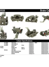 Centric Semi-Loaded Brake Caliper 141.45520                                     - 141.45520 - Image 8