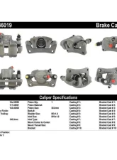 Centric Semi-Loaded Brake Caliper 141.46019                                     - 141.46019 - Image 8