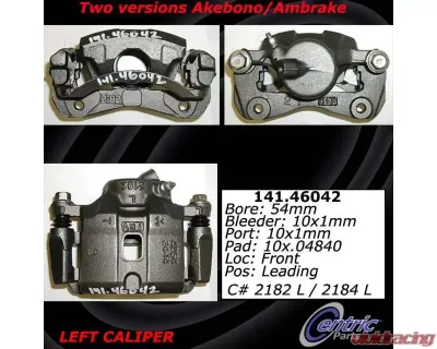 Centric Semi-Loaded Brake Caliper 141.46042 - 141.46042