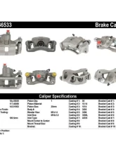 Centric Semi-Loaded Brake Caliper 141.46533                                     - 141.46533 - Image 9