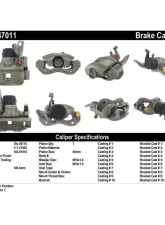 Centric Semi-Loaded Brake Caliper 141.47011                                     - 141.47011 - Image 8