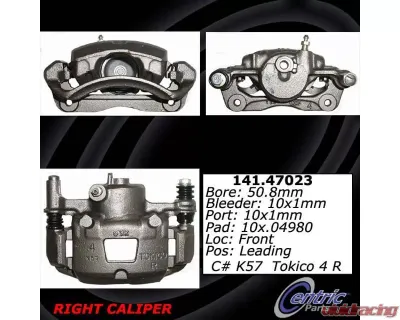 Centric Semi-Loaded Brake Caliper 141.47023 - 141.47023