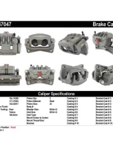 Centric Semi-Loaded Brake Caliper 141.47047                                     - 141.47047 - Image 8
