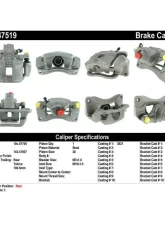 Centric Semi-Loaded Brake Caliper 141.47519                                     - 141.47519 - Image 8