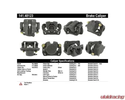 Centric Semi-Loaded Brake Caliper 141.48123 - 141.48123