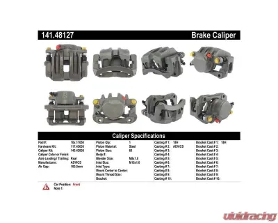Centric Semi-Loaded Brake Caliper 141.48127 - 141.48127