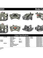 Centric Semi-Loaded Brake Caliper 141.49505                                     - 141.49505 - Image 8