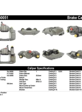 Centric Semi-Loaded Brake Caliper 141.50051                                     - 141.50051 - Image 8