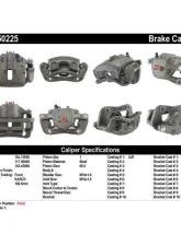 Centric Semi-Loaded Brake Caliper 141.50225                                     - 141.50225 - Image 8