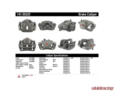 Centric Semi-Loaded Brake Caliper 141.50225 - 141.50225