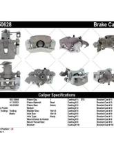 Centric Semi-Loaded Brake Caliper 141.50628                                     - 141.50628 - Image 8