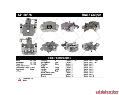 Centric Semi-Loaded Brake Caliper 141.50628 - 141.50628