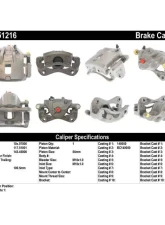 Centric Semi-Loaded Brake Caliper 141.51216                                     - 141.51216 - Image 9