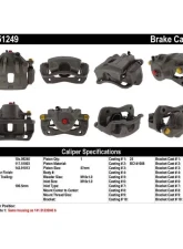 Centric Semi-Loaded Brake Caliper 141.51249                                     - 141.51249 - Image 8