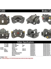 Centric Semi-Loaded Brake Caliper 141.51253                                     - 141.51253 - Image 8