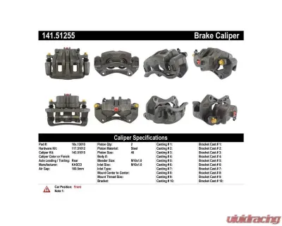 Centric Semi-Loaded Brake Caliper 141.51255 - 141.51255