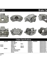 Centric Semi-Loaded Brake Caliper 141.51265                                     - 141.51265 - Image 8