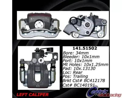 Centric Semi-Loaded Brake Caliper 141.51502 - 141.51502