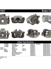 Centric Semi-Loaded Brake Caliper 141.51621                                     - 141.51621 - Image 8