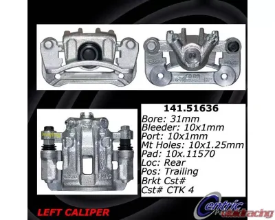Centric Semi-Loaded Brake Caliper 141.51636 - 141.51636