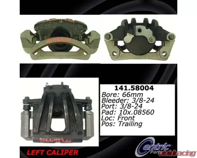 Centric Semi-Loaded Brake Caliper with New Phenolic Pistons 141.58004 - 141.58004