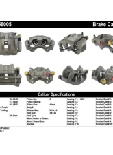 Centric Semi-Loaded Brake Caliper with New Phenolic Pistons 141.58005                                     - 141.58005 - Image 8