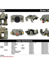 Centric Semi-Loaded Brake Caliper with New Phenolic Pistons 141.58504                                     - 141.58504 - Image 9