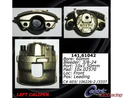 Centric Semi-Loaded Brake Caliper with New Phenolic Pistons 141.61042 - 141.61042