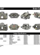 Centric Semi-Loaded Brake Caliper 141.61067                                     - 141.61067 - Image 8