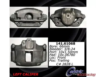 Centric Semi-Loaded Brake Caliper 141.61068 - 141.61068