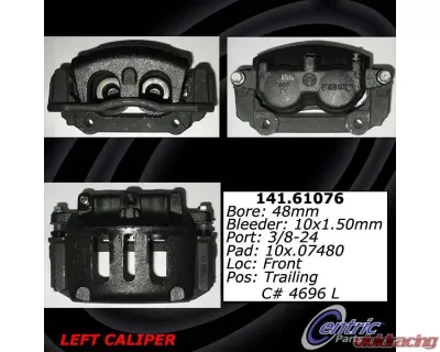 Centric Semi-Loaded Brake Caliper with New Phenolic Pistons 141.61076 - 141.61076