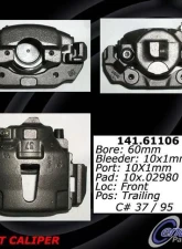 Centric Semi-Loaded Brake Caliper 141.61105                                     - 141.61105 - Image 2