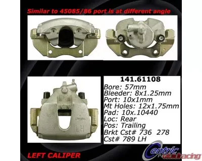 Centric Semi-Loaded Brake Caliper 141.61108 - 141.61108