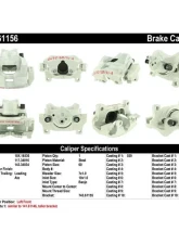 Centric Semi-Loaded Brake Caliper 141.61156                                     - 141.61156 - Image 8