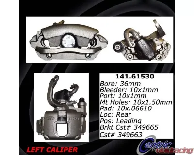 Centric Semi-Loaded Brake Caliper 141.61530 - 141.61530