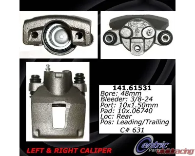 Centric Semi-Loaded Brake Caliper 141.61531 - 141.61531