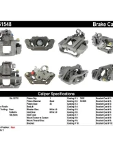 Centric Semi-Loaded Brake Caliper 141.61548                                     - 141.61548 - Image 9