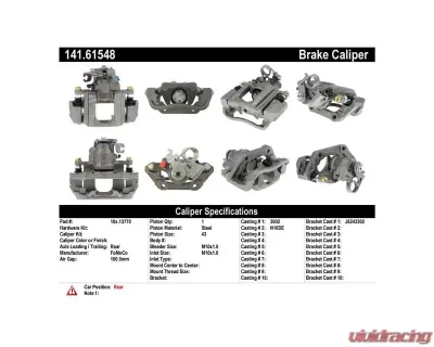 Centric Semi-Loaded Brake Caliper 141.61548 - 141.61548