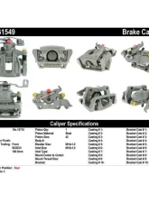 Centric Semi-Loaded Brake Caliper 141.61549                                     - 141.61549 - Image 8