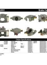 Centric Semi-Loaded Brake Caliper 141.62051                                     - 141.62051 - Image 8