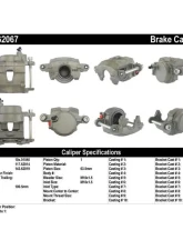 Centric Semi-Loaded Brake Caliper 141.62067                                     - 141.62067 - Image 8