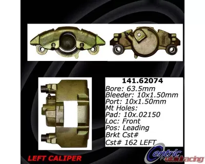 Centric Semi-Loaded Brake Caliper 141.62074 - 141.62074