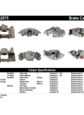 Centric Semi-Loaded Brake Caliper 141.62075                                     - 141.62075 - Image 8